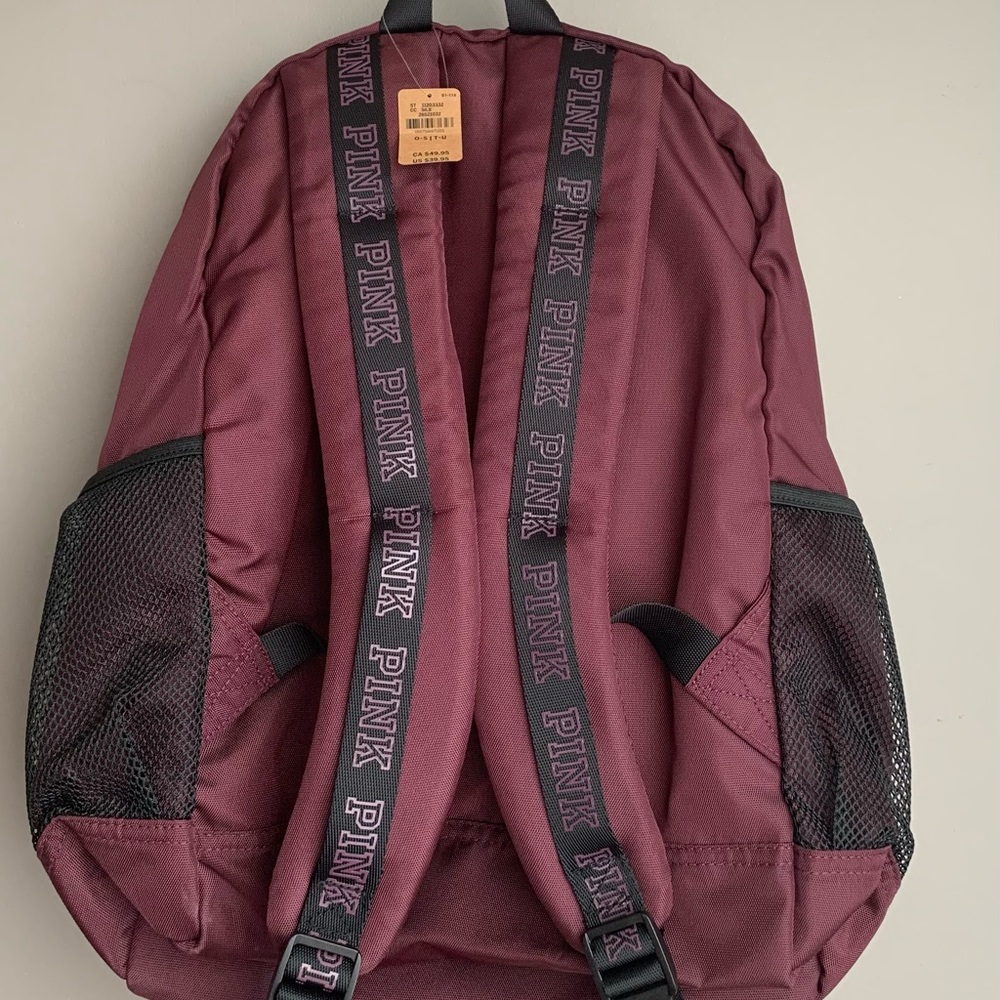 Pink College backpack - Picture 2 of 5